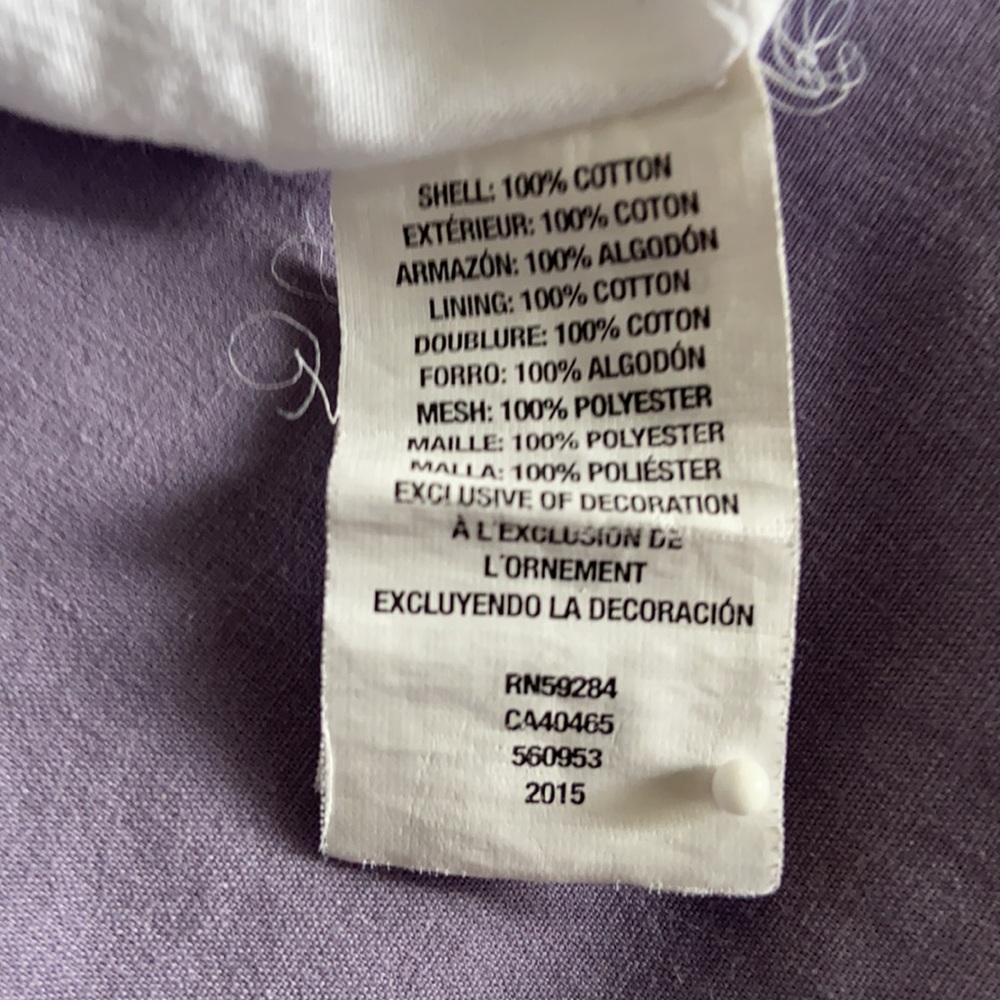 The Children’s Place white & Purple 👗 6X-7 - Picture 10 of 11